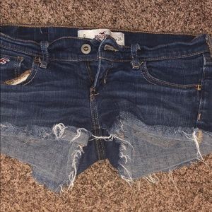 hollister jean shorts